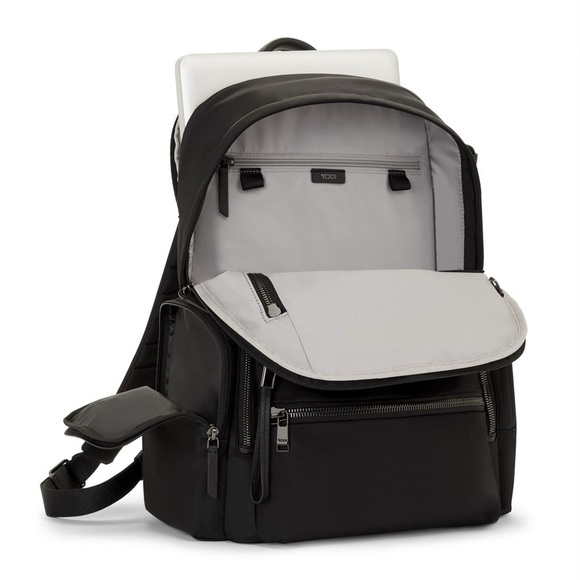 NWOT - Tumi VOYAGEUR Celina Backpack in Black/Gunmetal - Picture 13 of 15